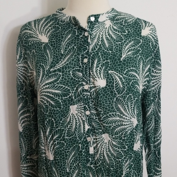 Pinkyotto Green Abstract Palm Tree Hi-Lo Dress OS - Picture 2 of 8